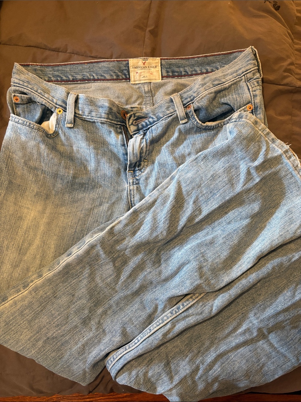 American Eagle Vintage Light Wash Flare Hipster  Denim Jeans